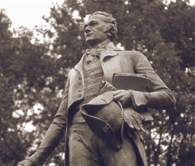 Alexander Hamilton statue picture 1